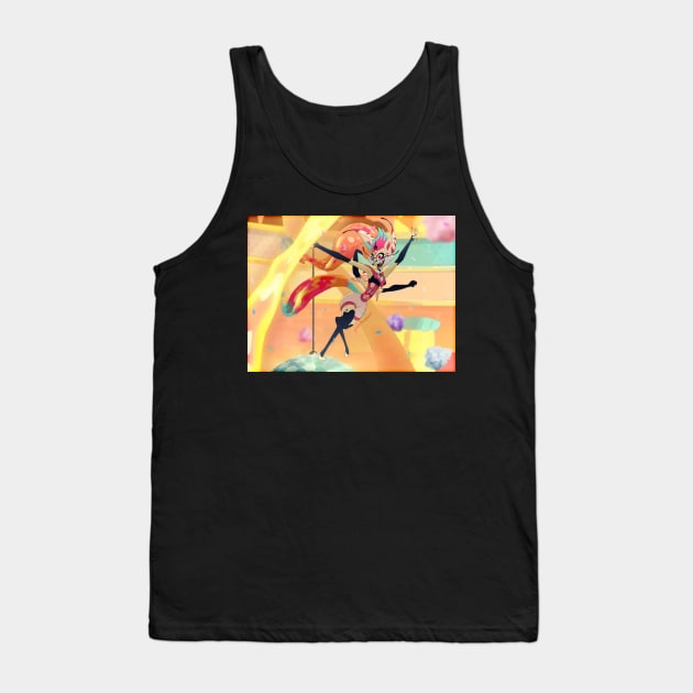 Bee-Lzebub's Cotton Candy Party Tank Top by jesterfeathers